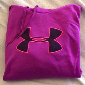 Purple pull-over underarmour sweatshirt